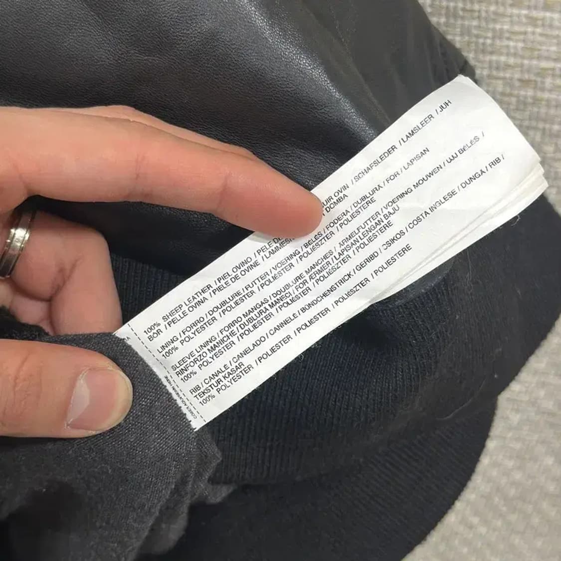 망고 캐쥬얼 양가죽 자켓 105 D11198 상품이미지4