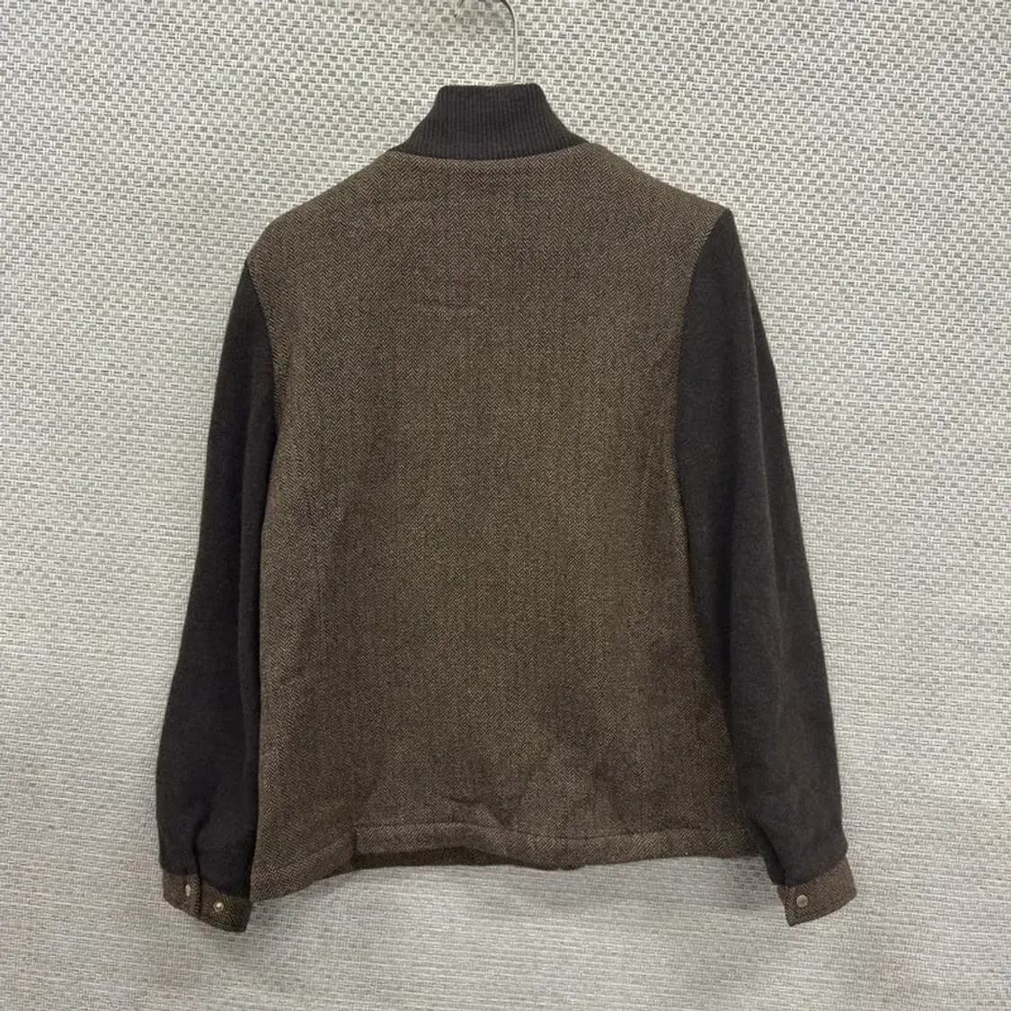 닥스 브라운 헤링본 반폴라 자켓 95 D11269 상품이미지2