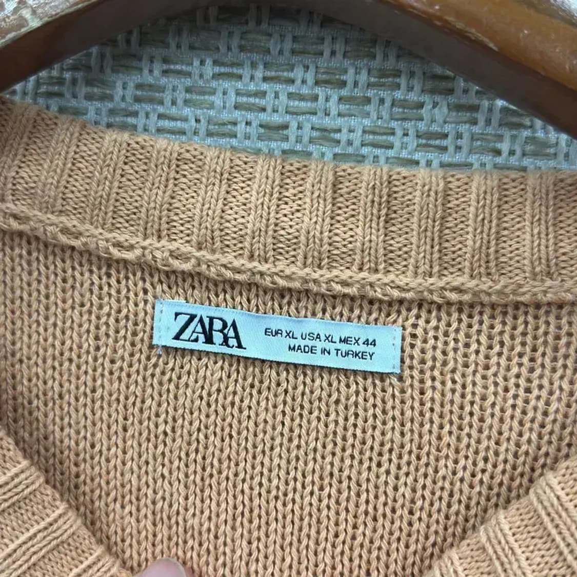 자라 ZARA 캐주얼 무지 오버핏 니트 105 D11274 상품이미지3