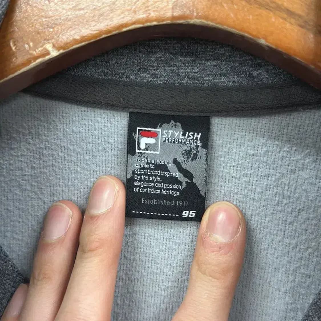 필라 FILA 캐주얼 남자 집업 95 D11287 상품이미지3