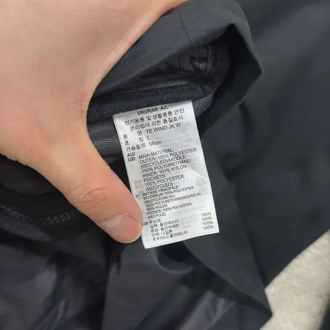 아디다스 블랙 여자 기능성 운동 져지 집업 90 D11374 상품이미지4
