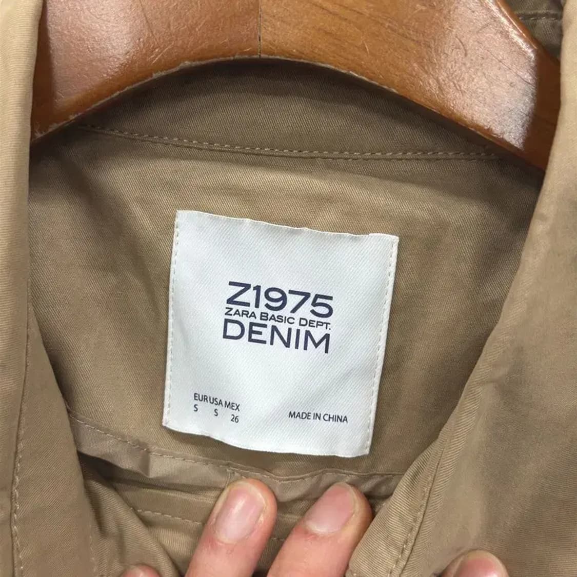 자라 ZARA 베이지 여자 롱 트렌치 코트 더블코트 85 D11431 상품이미지3