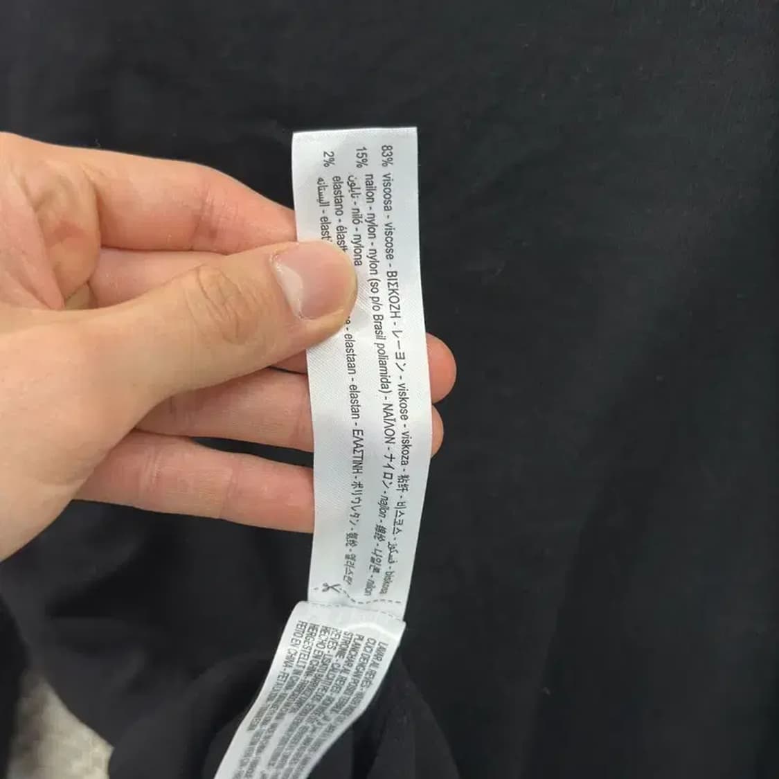 자라 ZARA 블랙 캐주얼 여자 비스코스 혼방 니트 95 D11451 상품이미지4