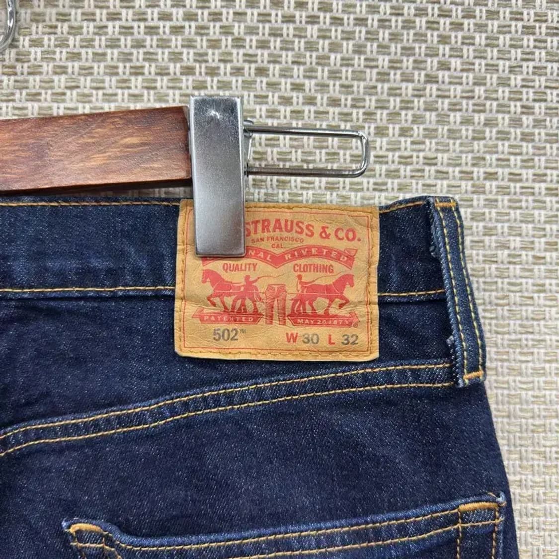 리바이스 502 캐주얼 데님팬츠 청바지 32인치 D11467 상품이미지3