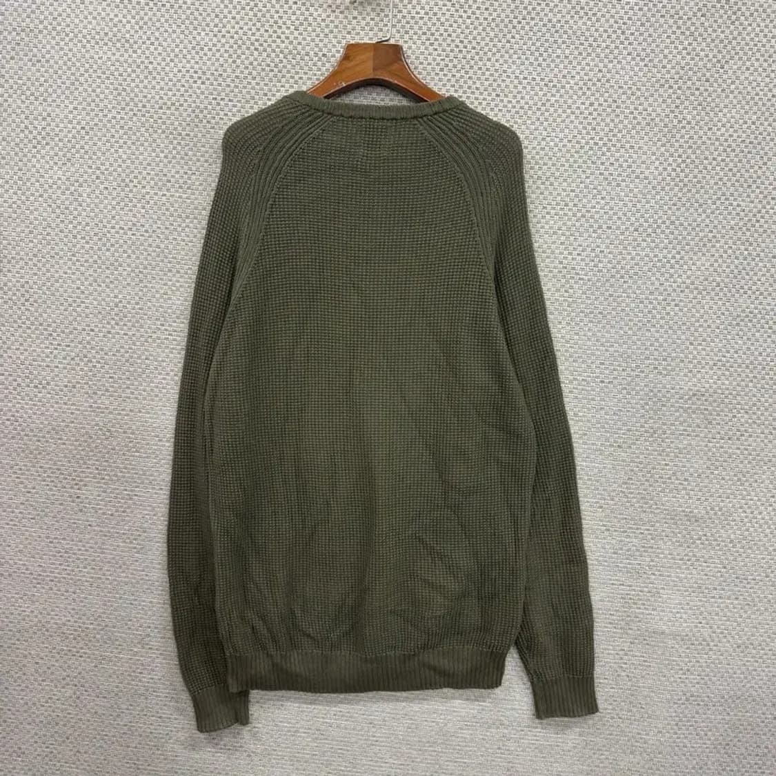 자라 ZARA 카키 캐주얼 롱 니트 100 D11460 상품이미지2