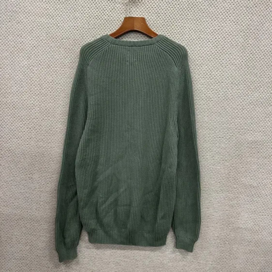 자라 ZARA 그린 무지 캐주얼 롱 니트 100 D11461 상품이미지2