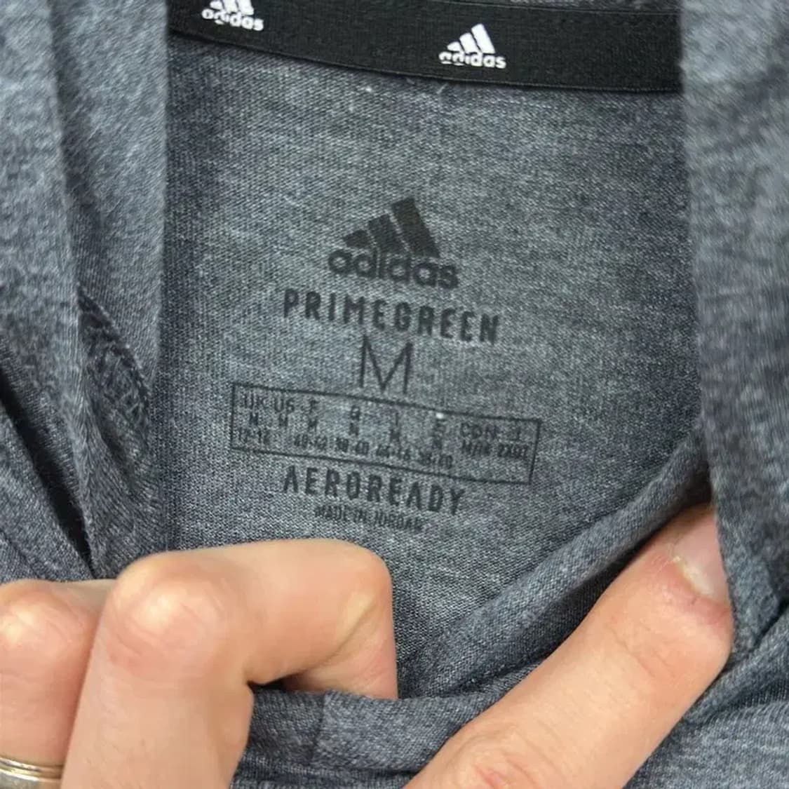 아디다스 그레이 삼선 캐주얼 후드티 95 D11464 상품이미지3