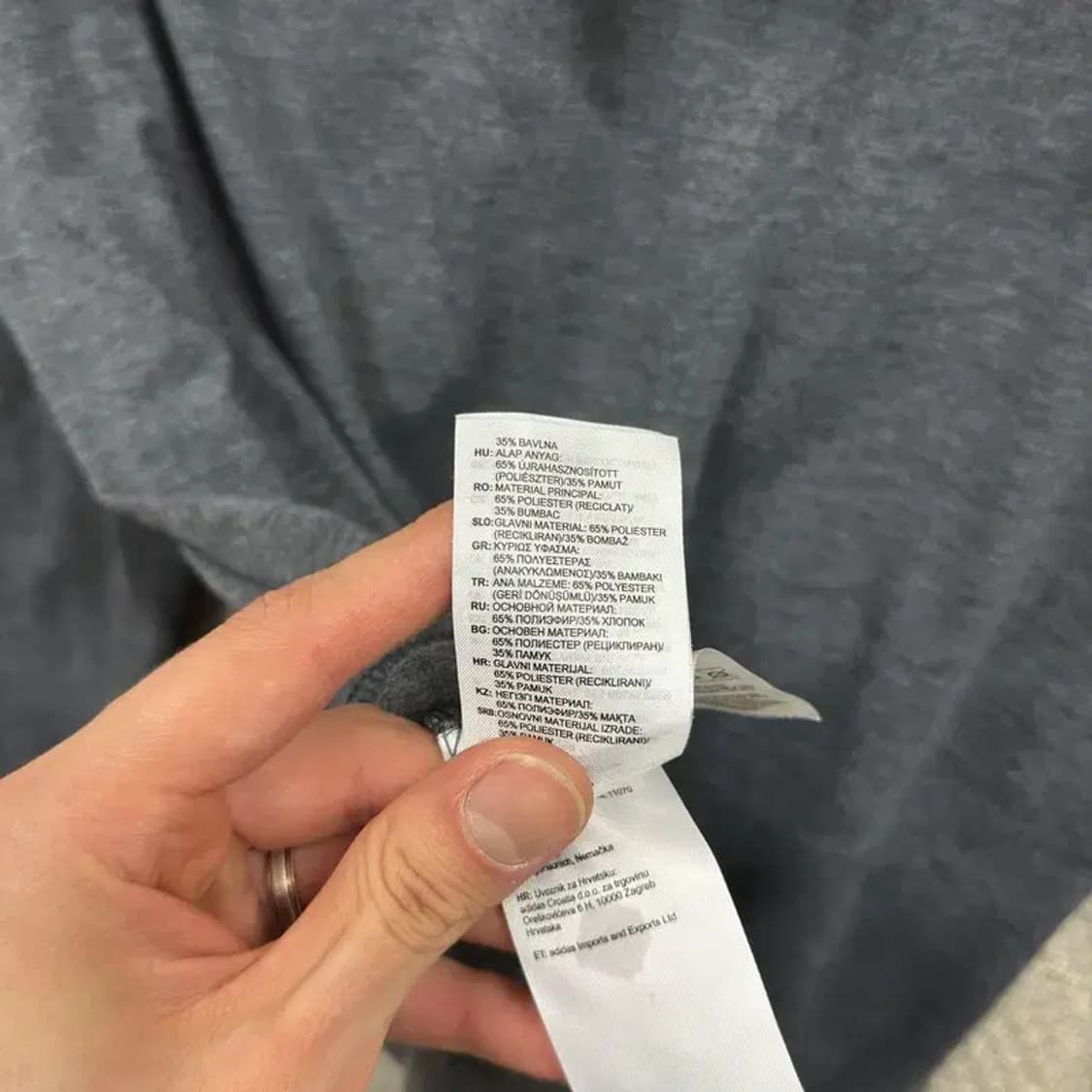 아디다스 그레이 삼선 캐주얼 후드티 95 D11464 상품이미지4