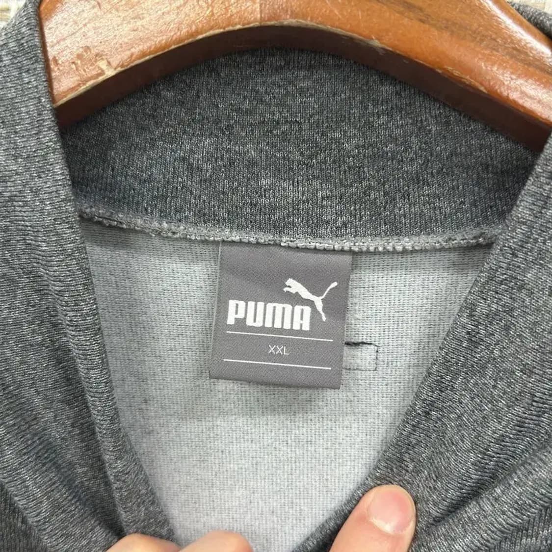 푸마 캐주얼 기능성 그레이 목폴라 긴팔티 110 D11538 상품이미지3