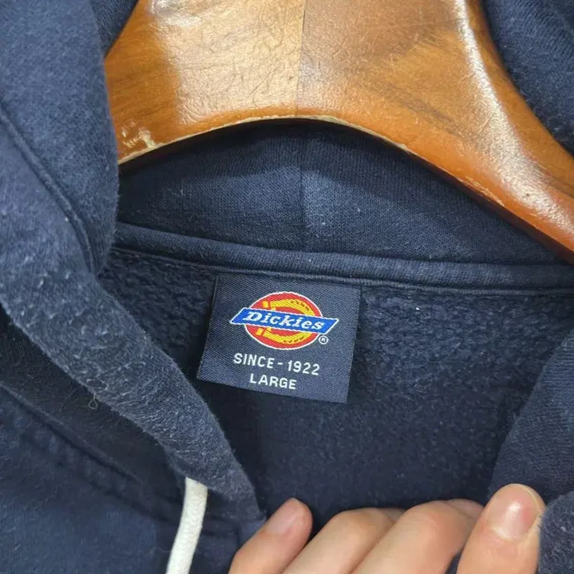 디키즈 캐주얼 네이비 약기모 후드집업 100 D11530 상품이미지3