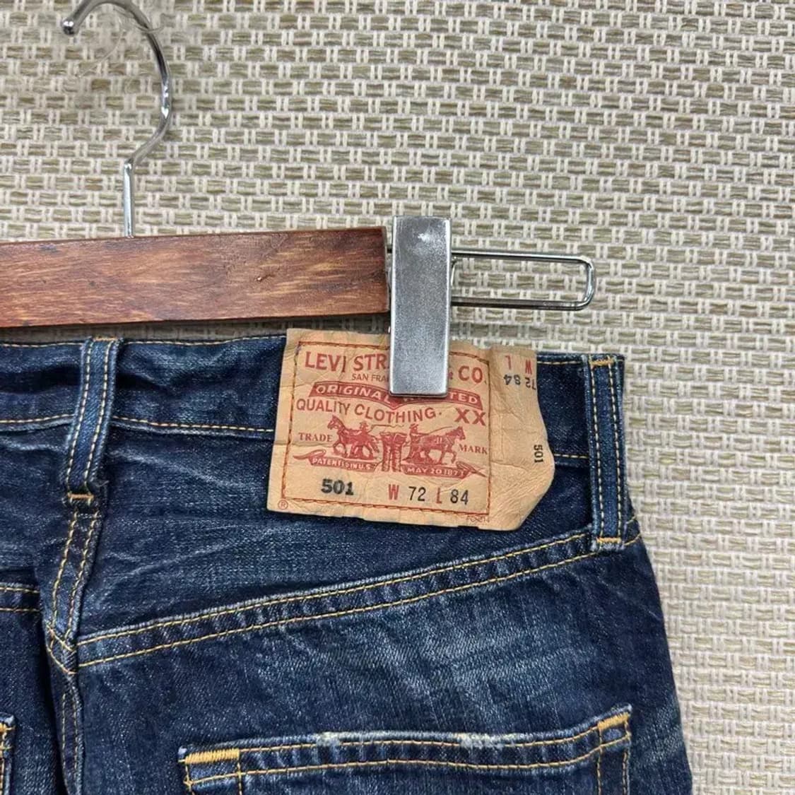리바이스 501 워싱 데님팬츠 청바지 28인치 D11541 상품이미지3