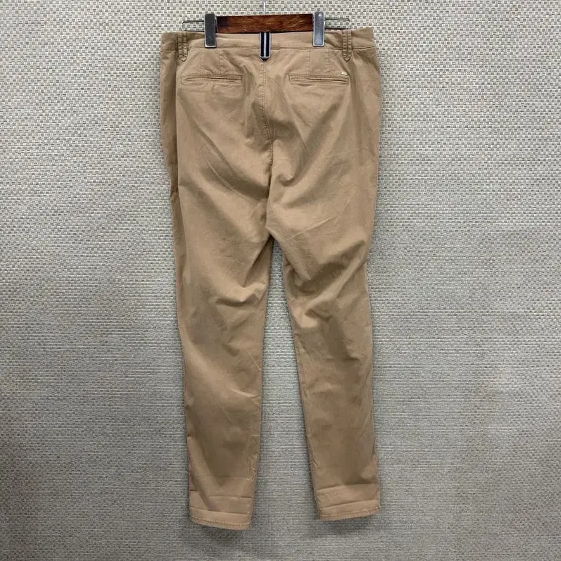 타미힐피거 남자 베이지 캐주얼 면바지 32인치 D11546 상품이미지2