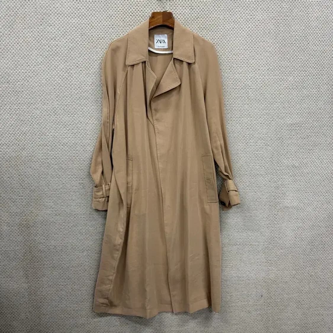 자라 ZARA 캐주얼 비스코스 트렌치 코트 95 D11597 상품이미지1