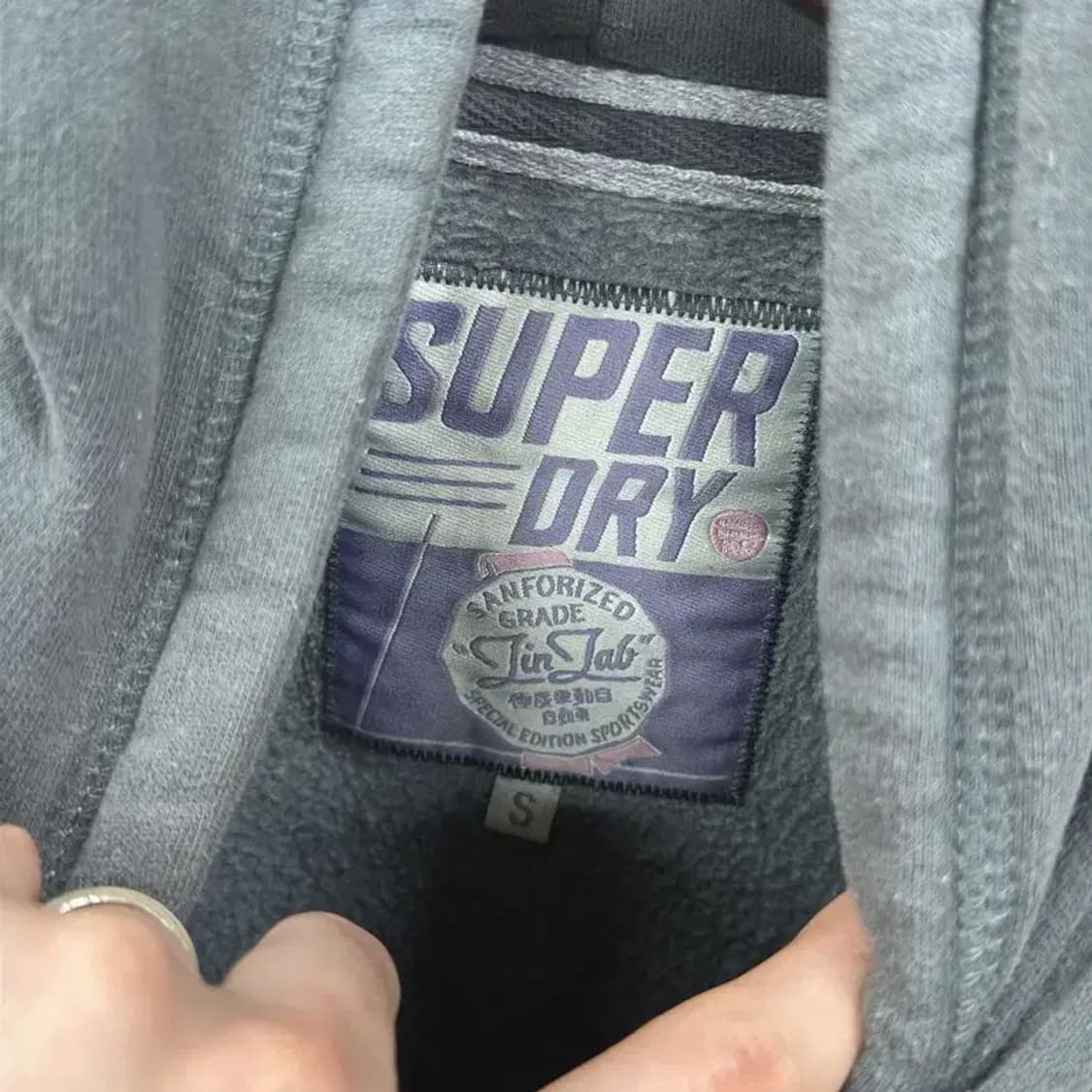 슈퍼드라이 Y2K 빈티지 약기모 후드티 90 D11601 상품이미지3