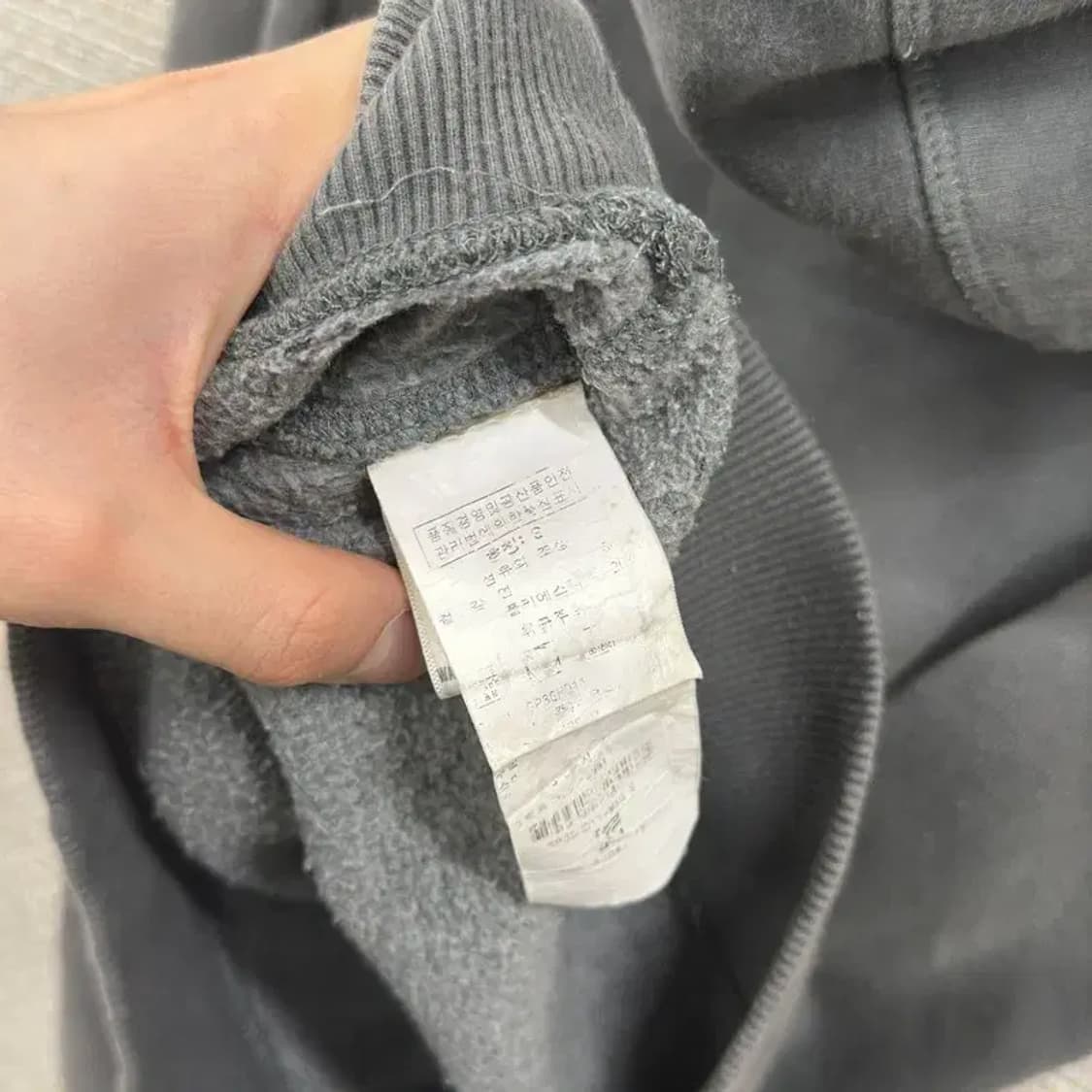 슈퍼드라이 Y2K 빈티지 약기모 후드티 90 D11601 상품이미지4