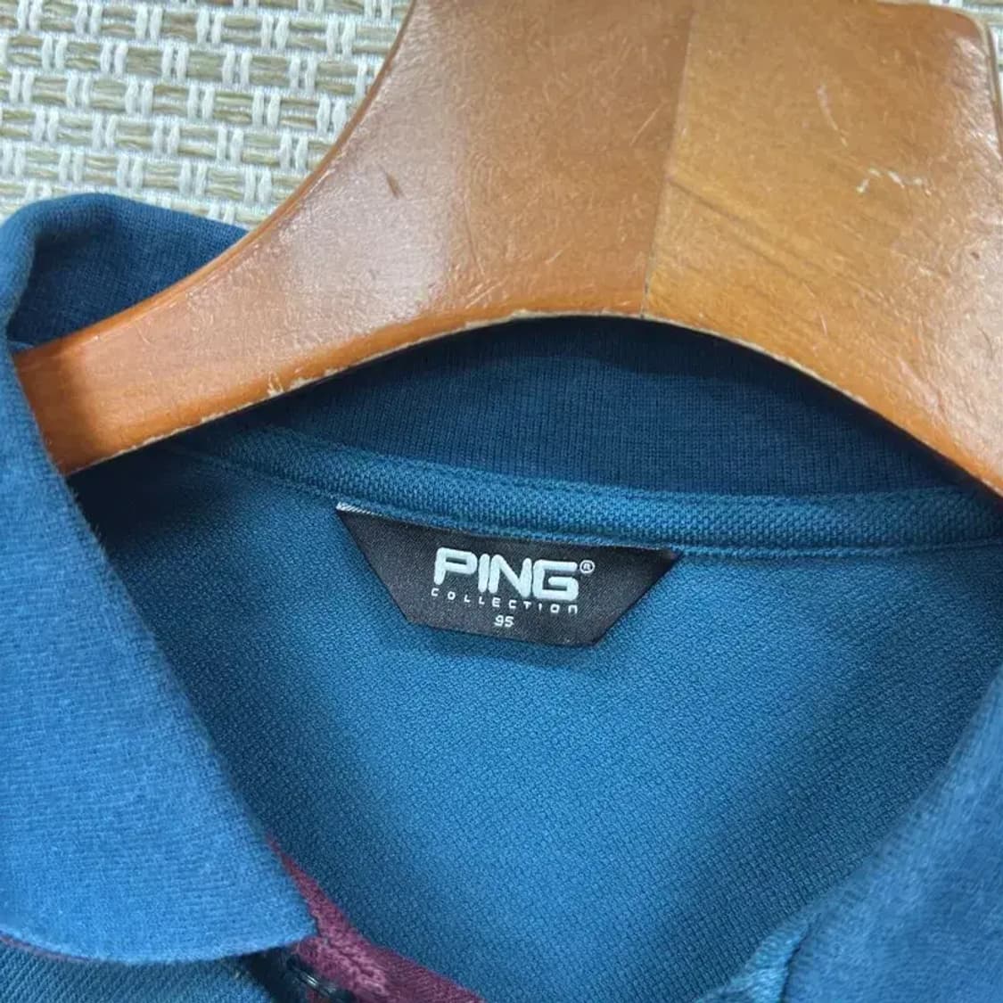 PING 골프 캐주얼 자수로고 긴팔카라티 95 D11613 상품이미지3