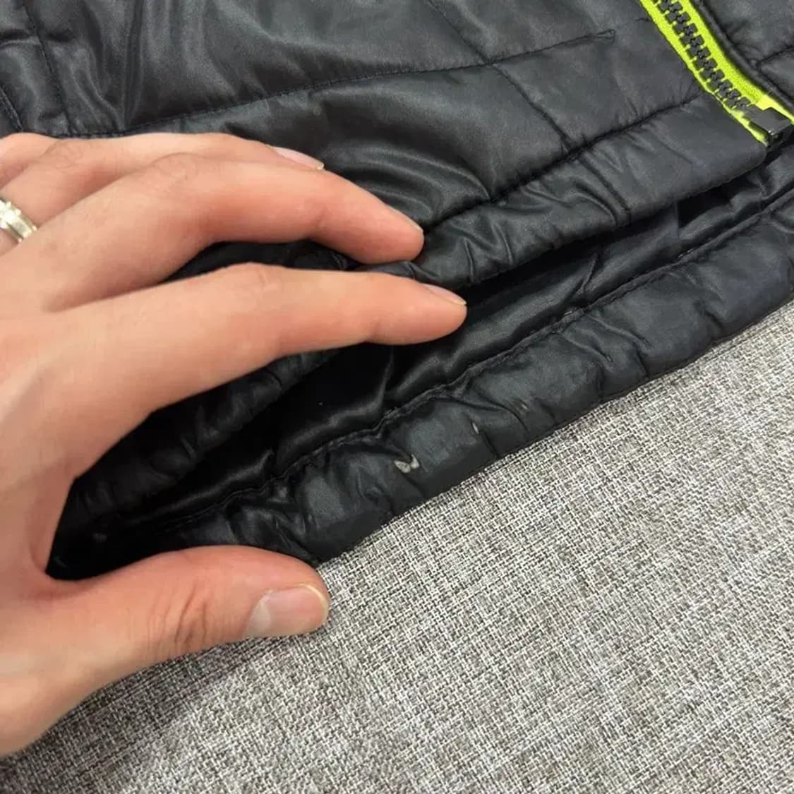 밀레 아웃도어 프린팅로고 경량 패딩 점퍼 95 D11595 상품이미지5