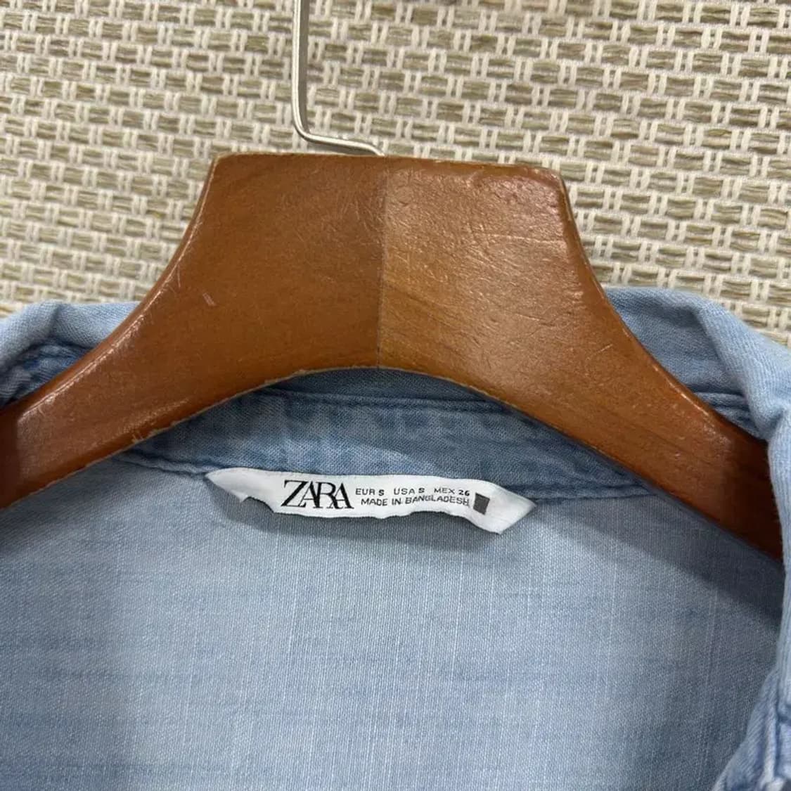 자라 ZARA 캐주얼 연청 데님 자켓 95 D11611 상품이미지3