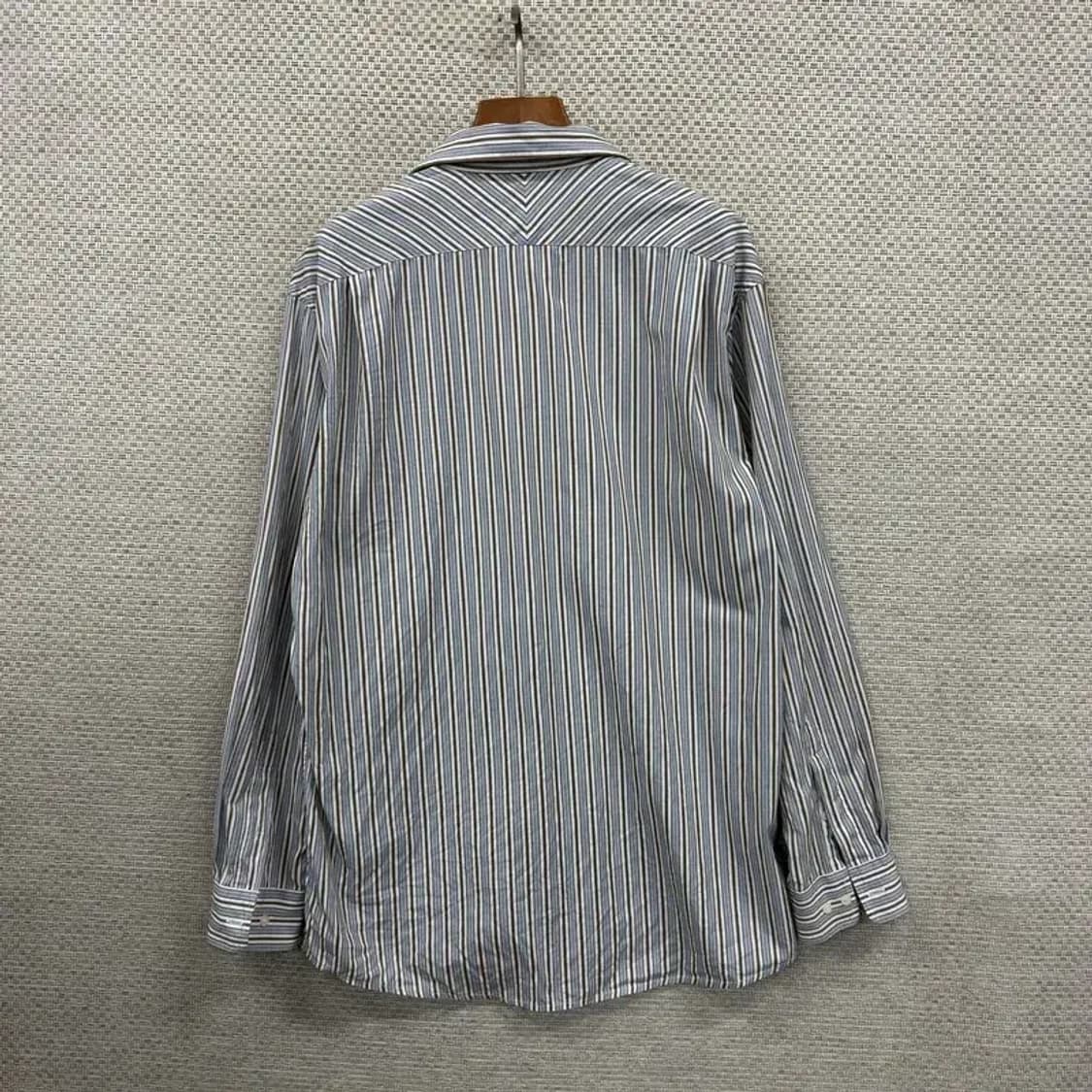 라코스테 자수로고 스트라이프 긴팔 셔츠 105 D11671 상품이미지2