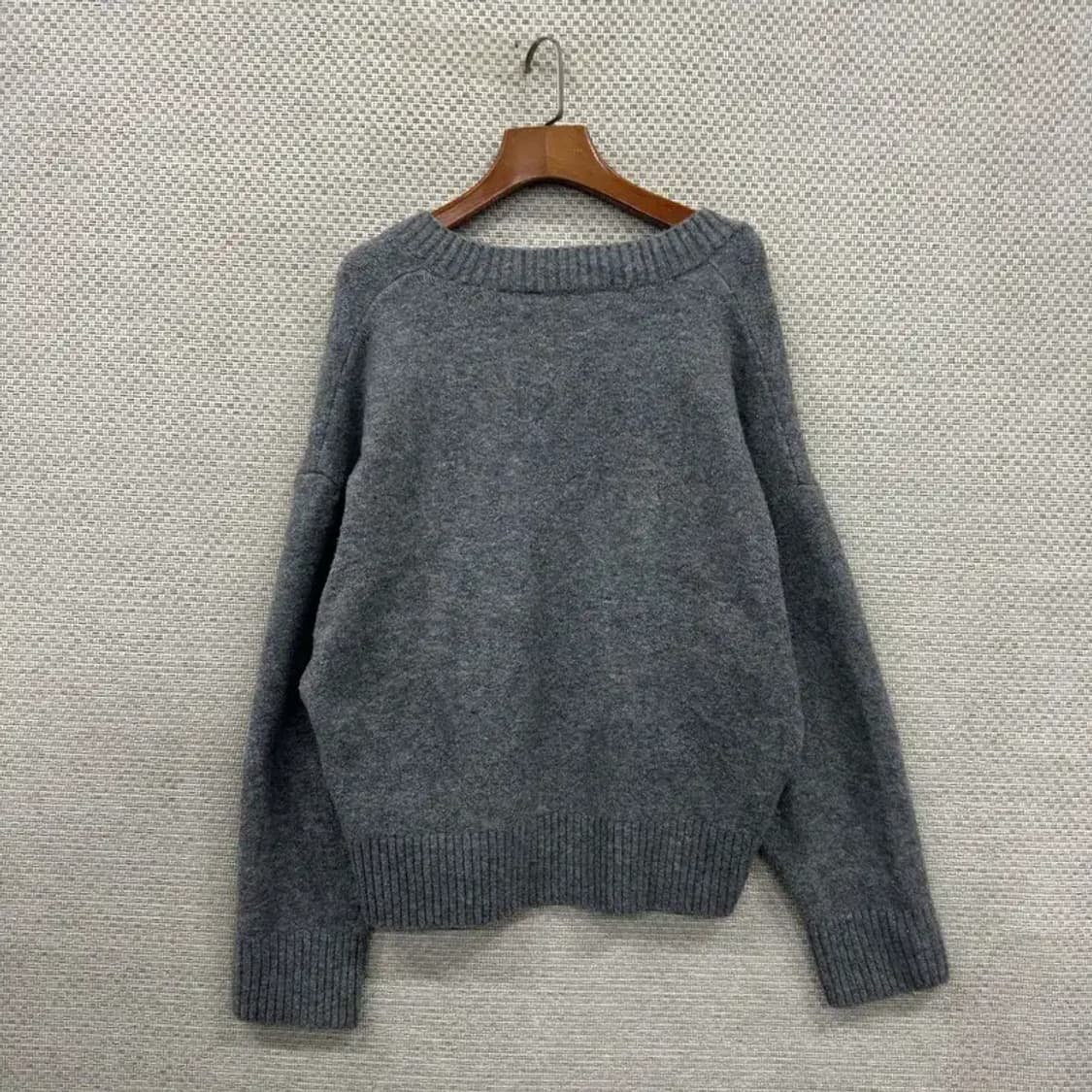 자라 ZARA 캐쥬얼 브이넥 오버핏 니트 95 D11757 상품이미지2