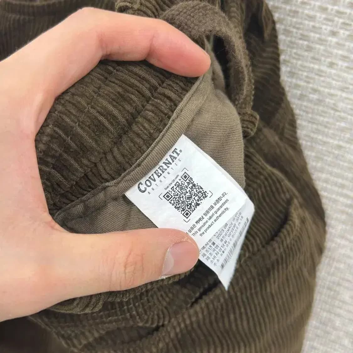 커버낫 캐쥬얼 골덴 쿄듀로이 팬츠 바지 M D11789 상품이미지4