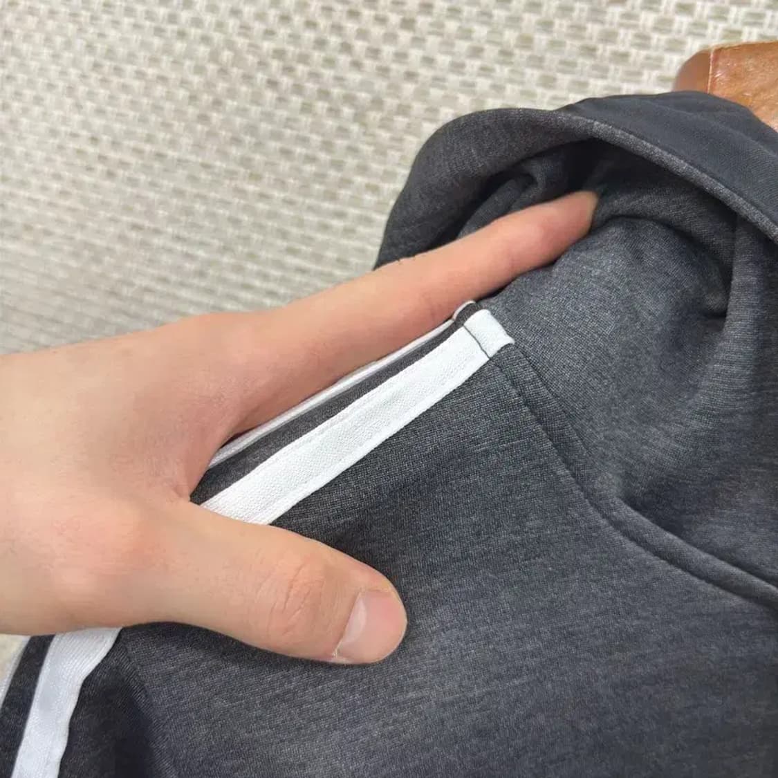 아디다스 캐주얼 자수로고 약기모 트랙탑 져지 집업 85 D11857 상품이미지5