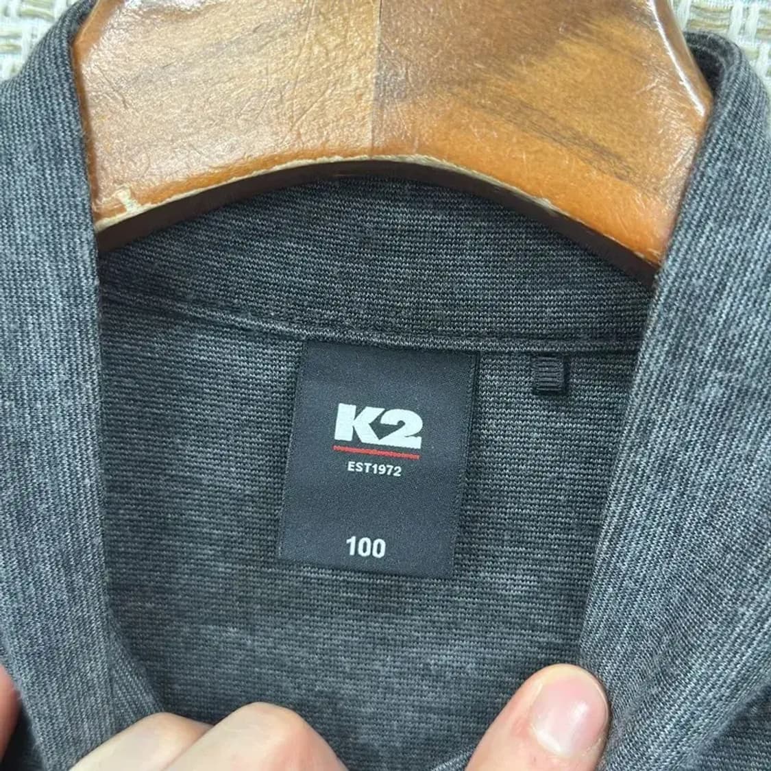 K2 아웃도어 프린팅 반집업 긴팔티 100 D11852 상품이미지3