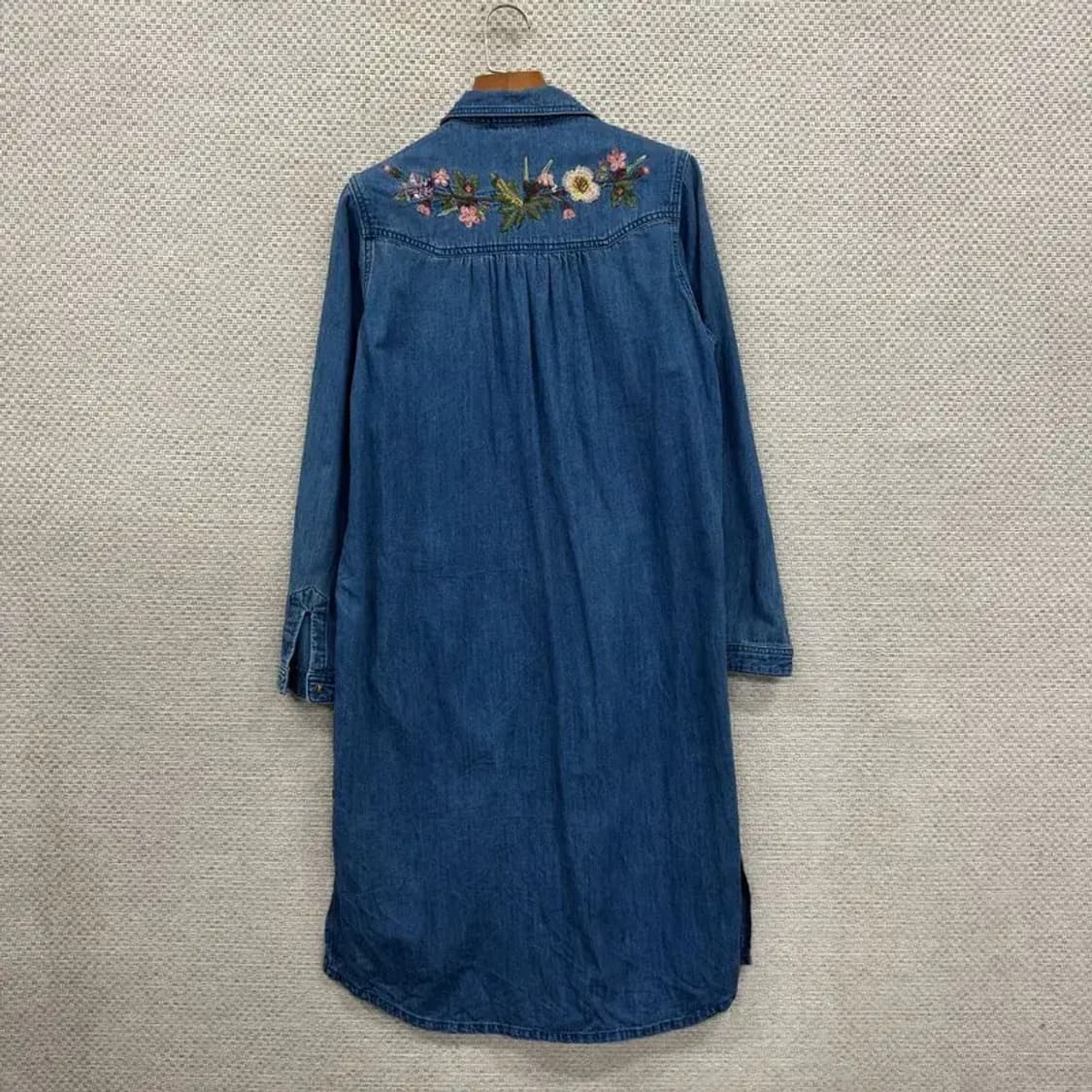 써스데이아일랜드 데님셔츠 롱 원피스 95 D11920 상품이미지2