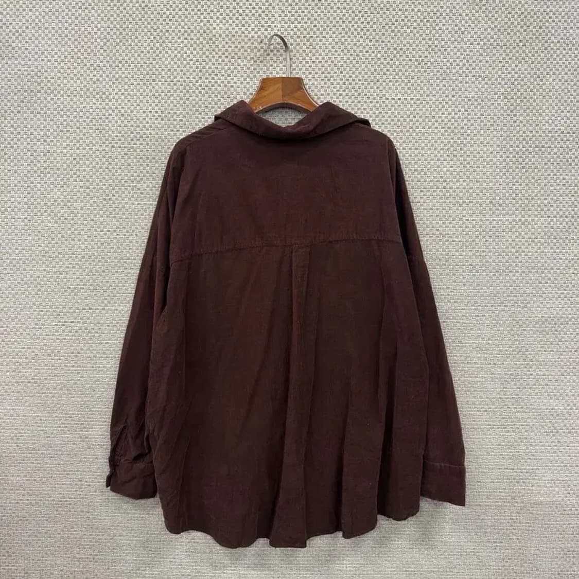 자라 ZARA 오버핏 코듀로이 골덴 긴팔 셔츠 110 D11995 상품이미지2