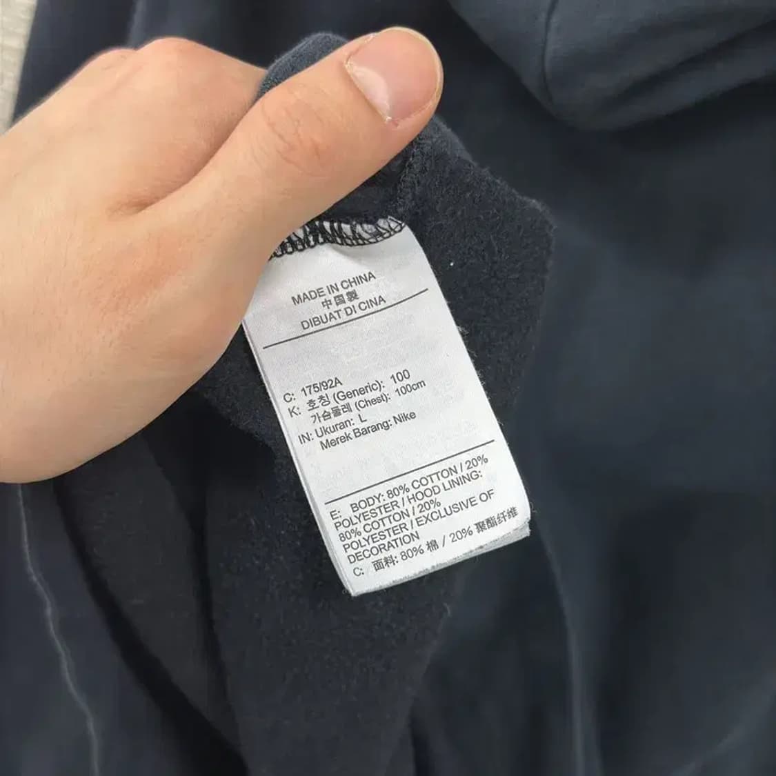 나이키 조던 프린팅 약기모 후드티 100 D11998 상품이미지4