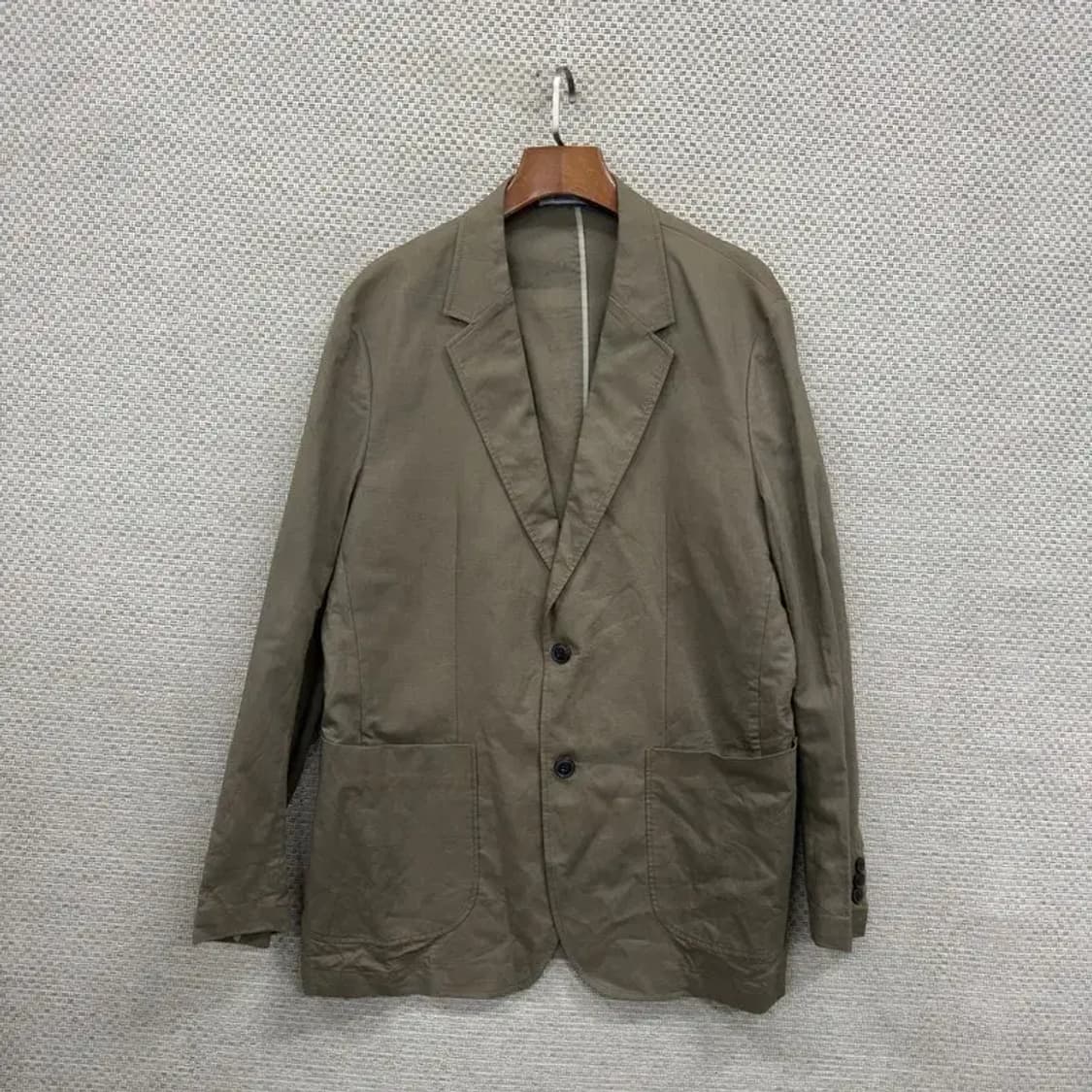지오지아 캐주얼 린넨 블레이저 자켓 100 D12000 상품이미지1