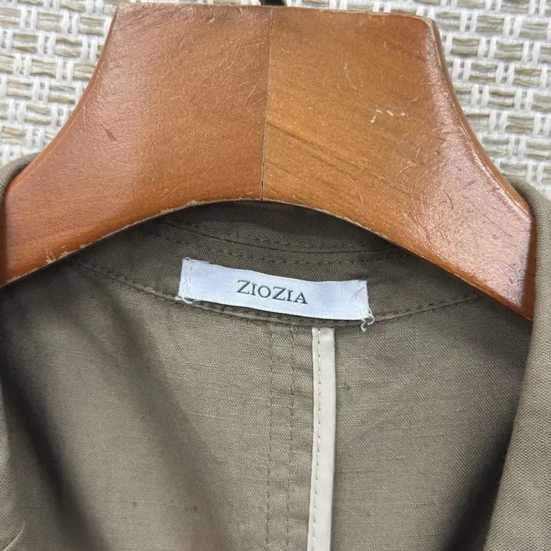 지오지아 캐주얼 린넨 블레이저 자켓 100 D12000 상품이미지4