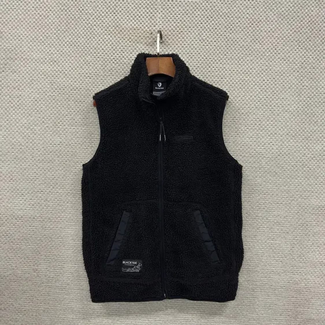 블랙야크 아웃도어 자수로고 플리스 후리스 베스트 조끼 90 D12005 상품이미지1