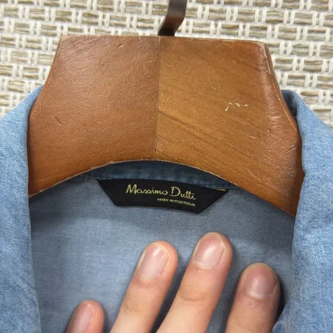 마시모두띠 캐주얼 투포켓 여성 데님 셔츠 90 D12013 상품이미지3