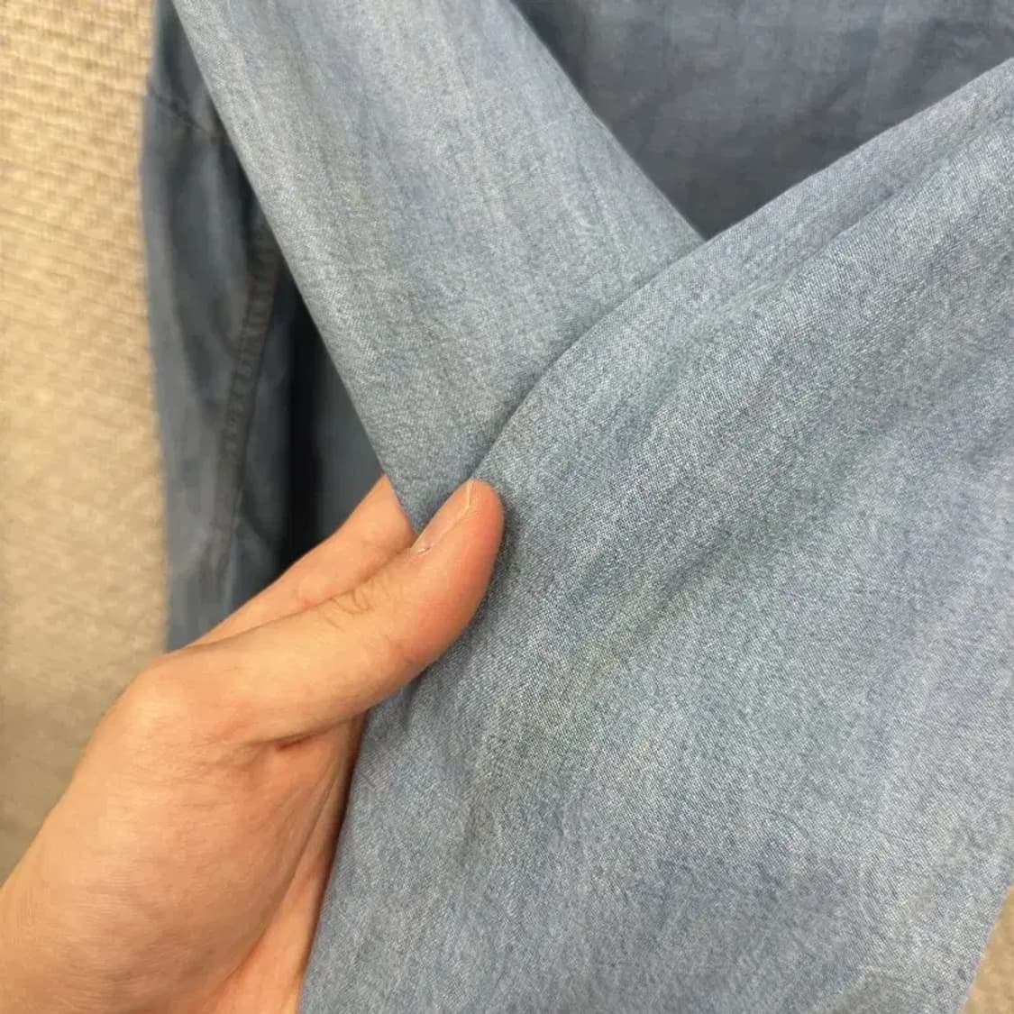 마시모두띠 캐주얼 투포켓 여성 데님 셔츠 90 D12013 상품이미지5