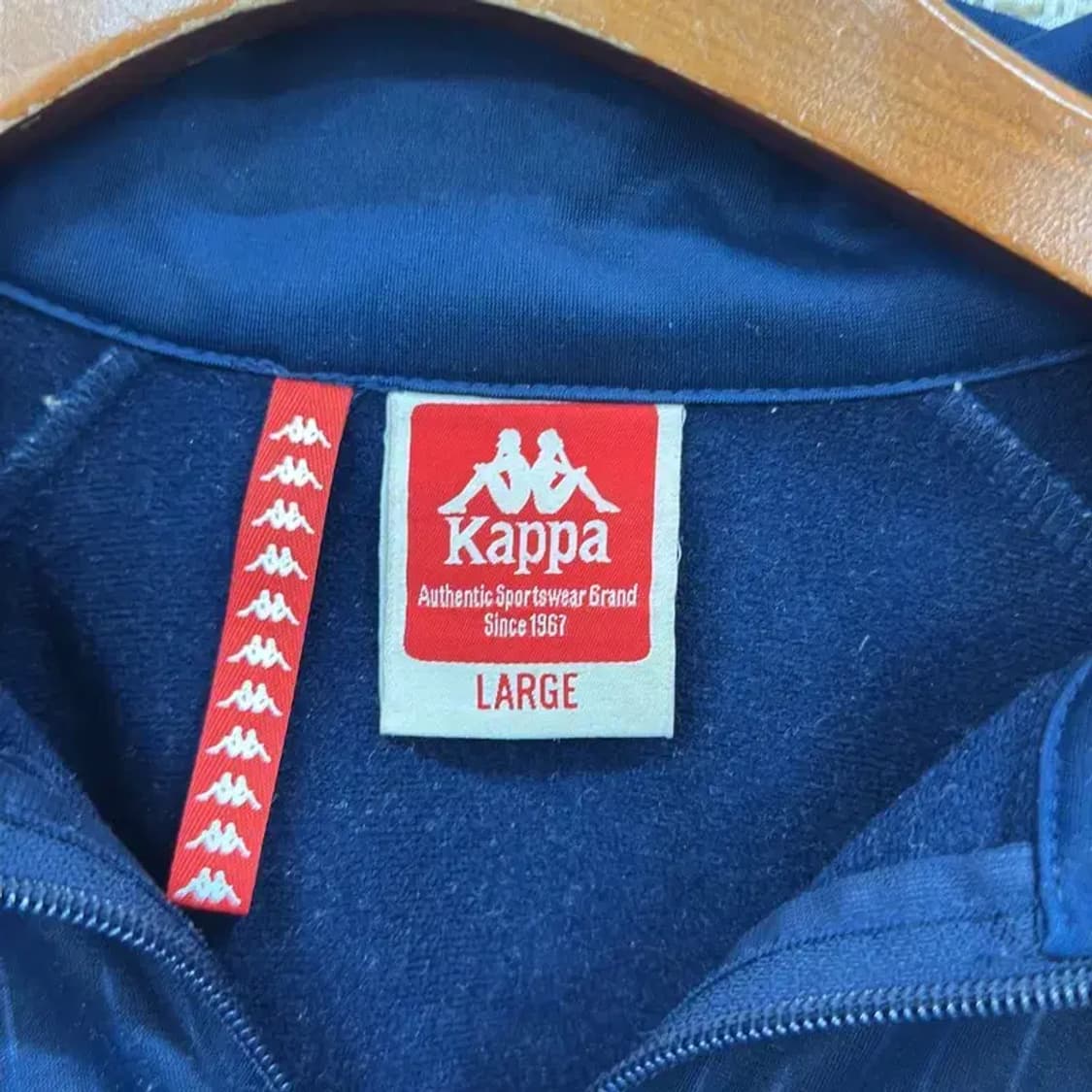 카파 올드스쿨 자수로고 약기모 트랙탑 져지 집업 100 D12016 상품이미지3