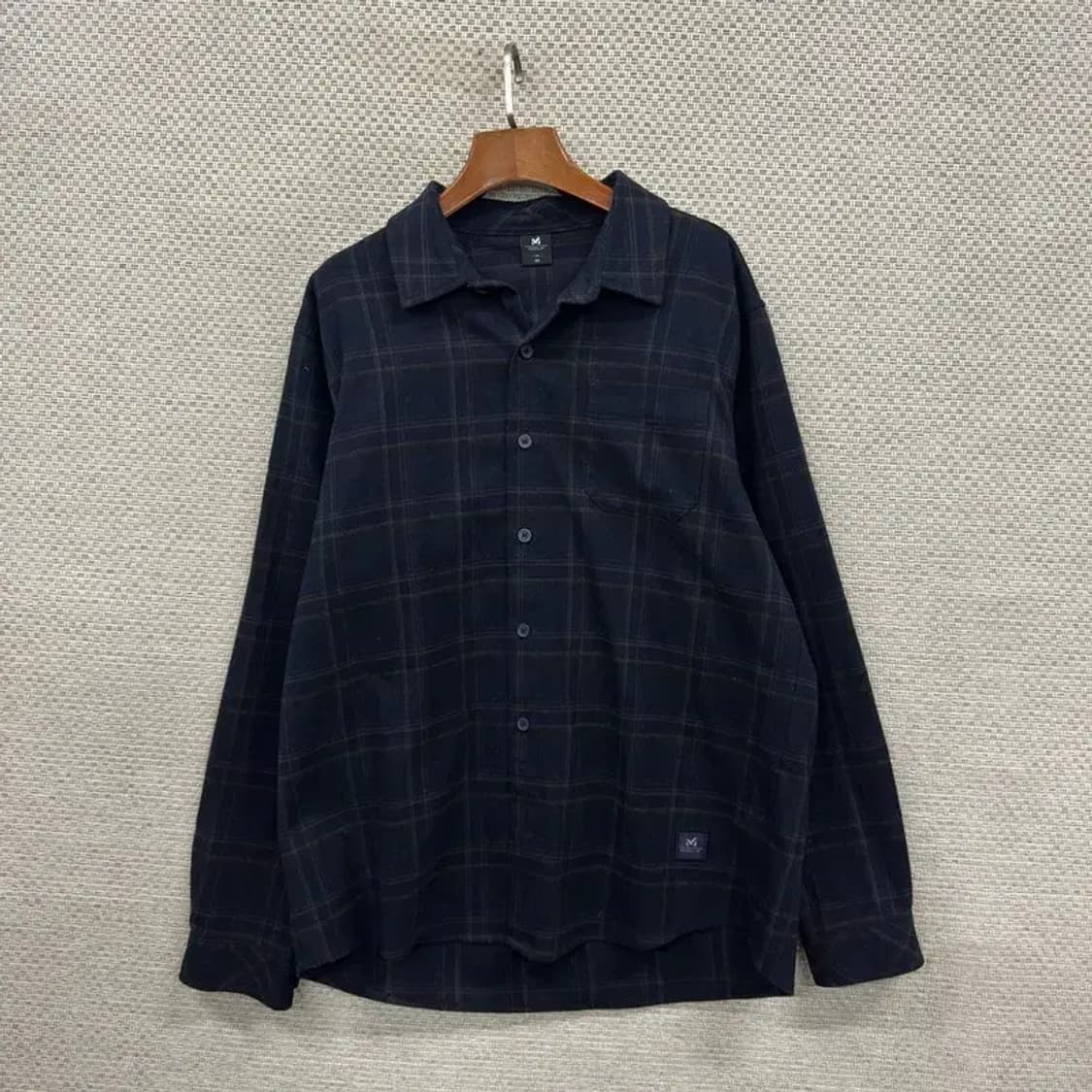 밀레 골프 플란넬 체크 긴팔 셔츠 105 D12007 상품이미지1