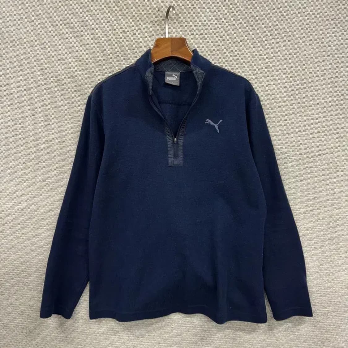 푸마 자수로고 반집업 약기모 긴팔티 95 D12020 상품이미지1