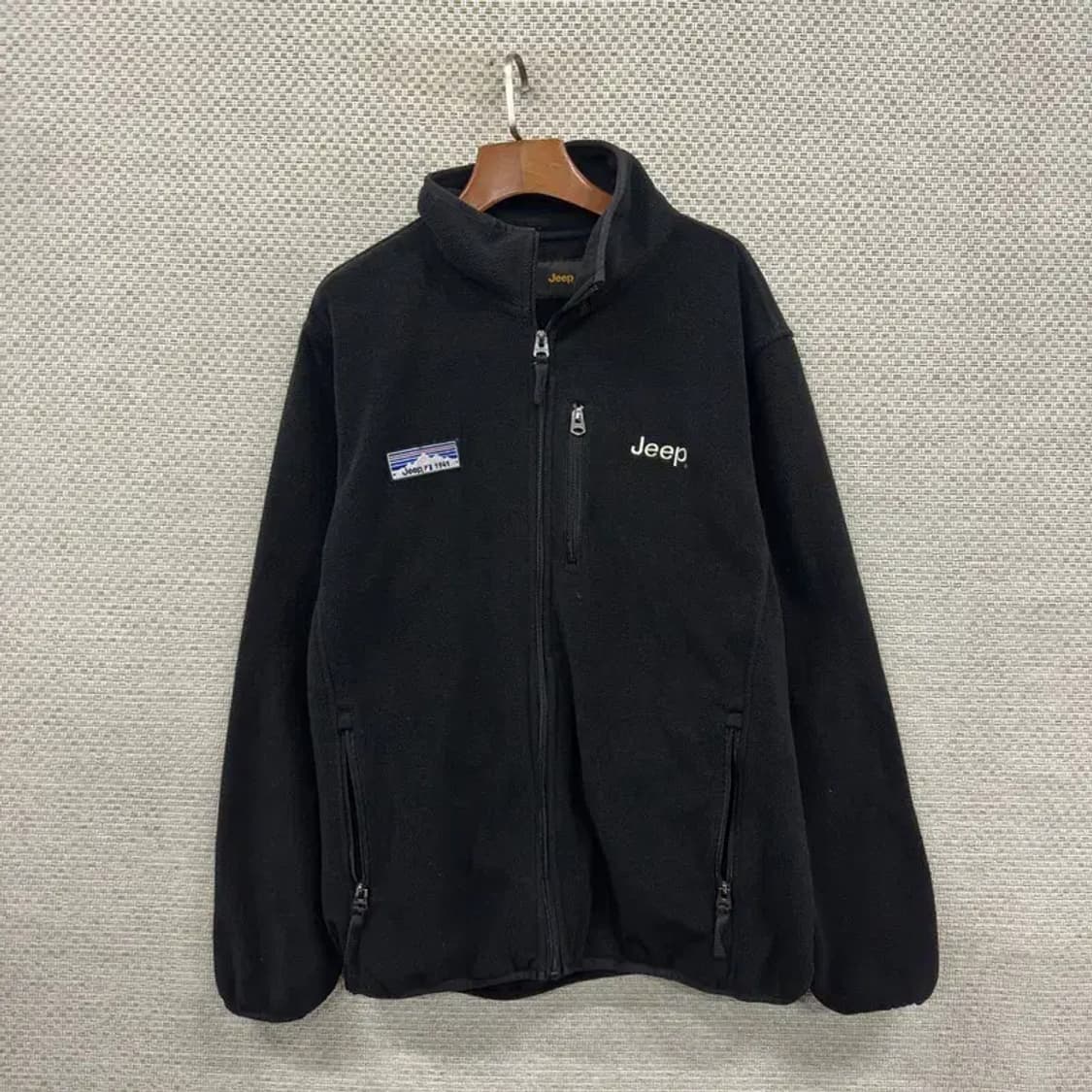 지프 JEEP 자수로고 플리스 후리스 집업 105 D12003 상품이미지1