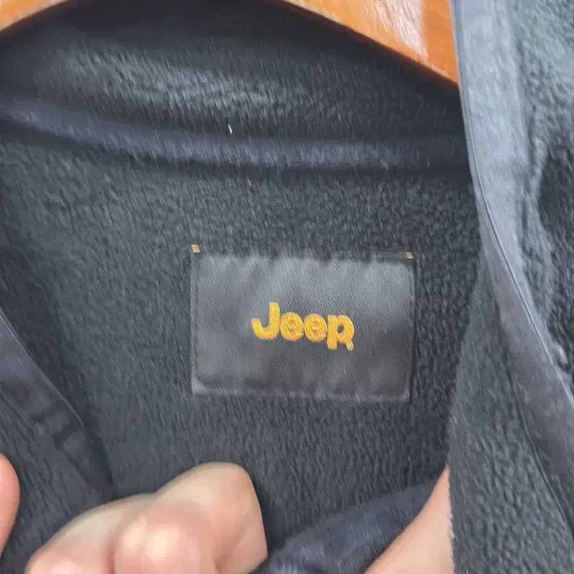 지프 JEEP 자수로고 플리스 후리스 집업 105 D12003 상품이미지3