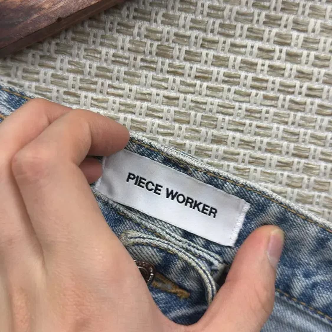 피스워커 캐주얼 데님 청바지 34인치 D12031 상품이미지4