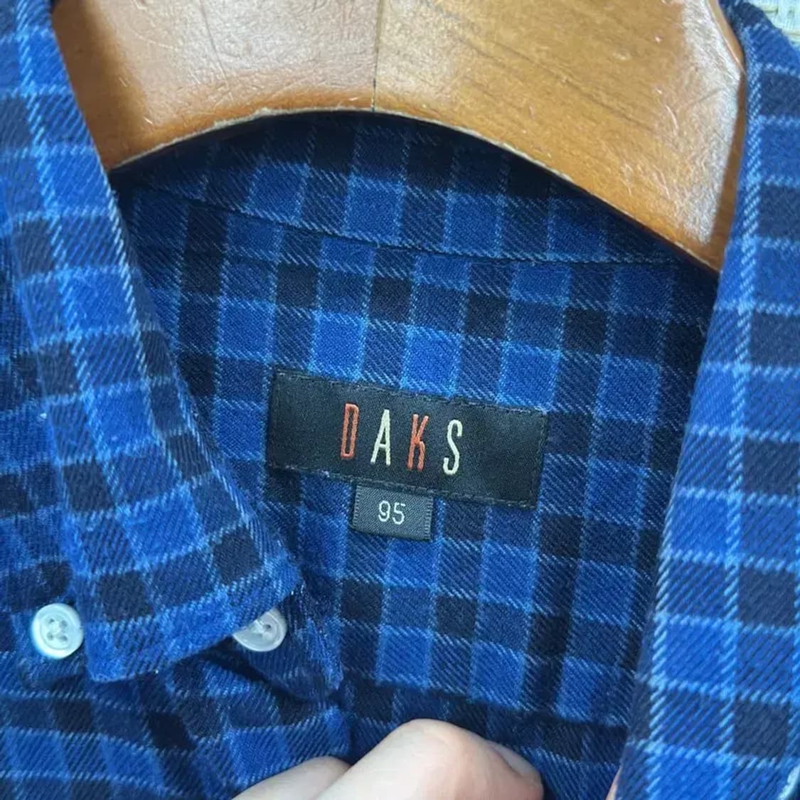 닥스 캐주얼 자수로고 긴팔 셔츠 95 D12008 상품이미지3