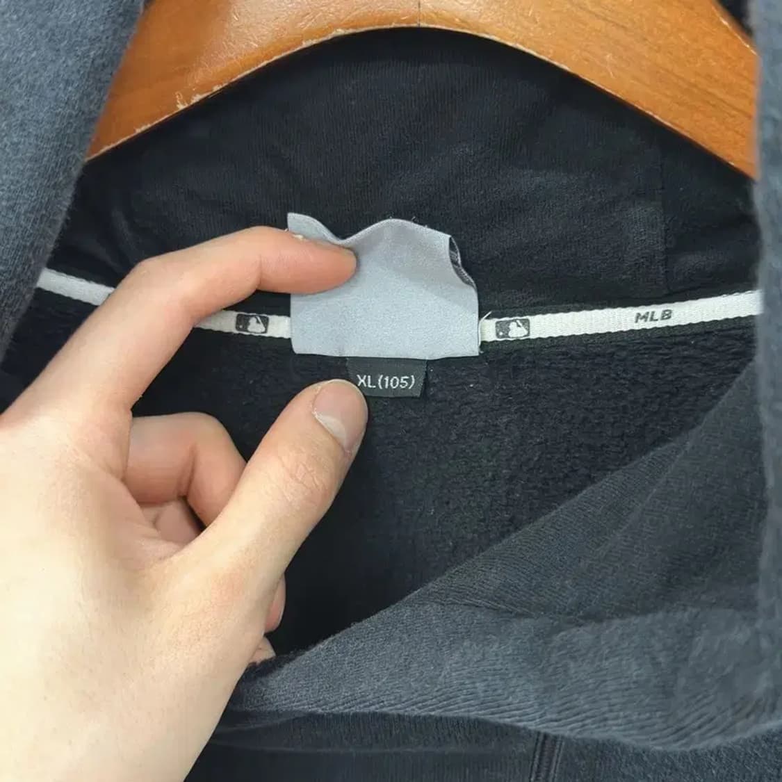 MLB 캐주얼 뉴욕양키스 약기모 후드티 105 D12010 상품이미지3