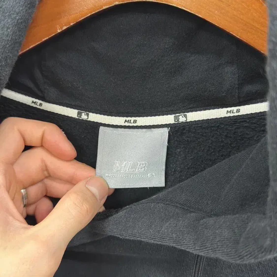 MLB 캐주얼 뉴욕양키스 약기모 후드티 105 D12010 상품이미지4