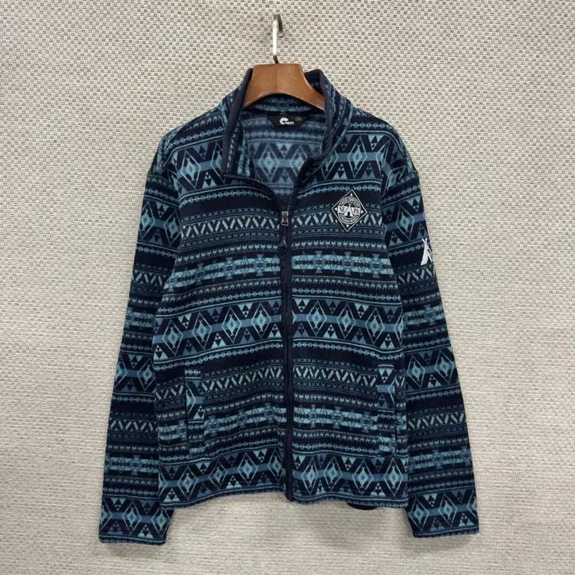 네파 아웃도어 자수로고 플리스 후리스 집업 95 D12006 상품이미지1