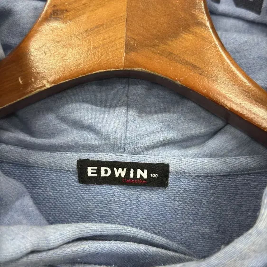 에드윈 캐주얼 프린팅 후드티 100 D12022 상품이미지3