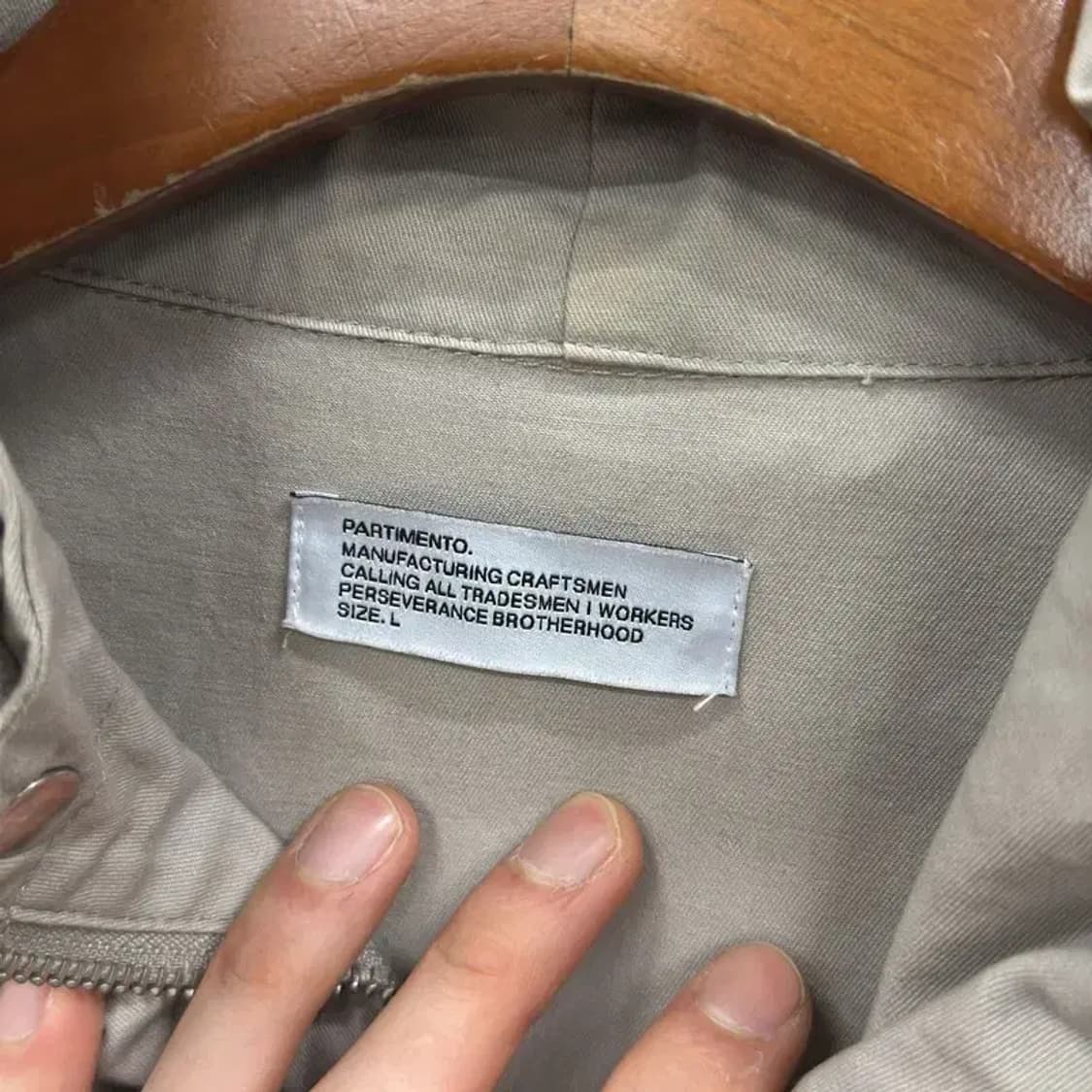 파르티멘토 캐주얼 오버핏 코치 후드자켓 105 D12018 상품이미지3