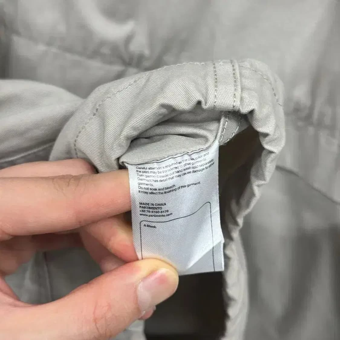 파르티멘토 캐주얼 오버핏 코치 후드자켓 105 D12018 상품이미지4