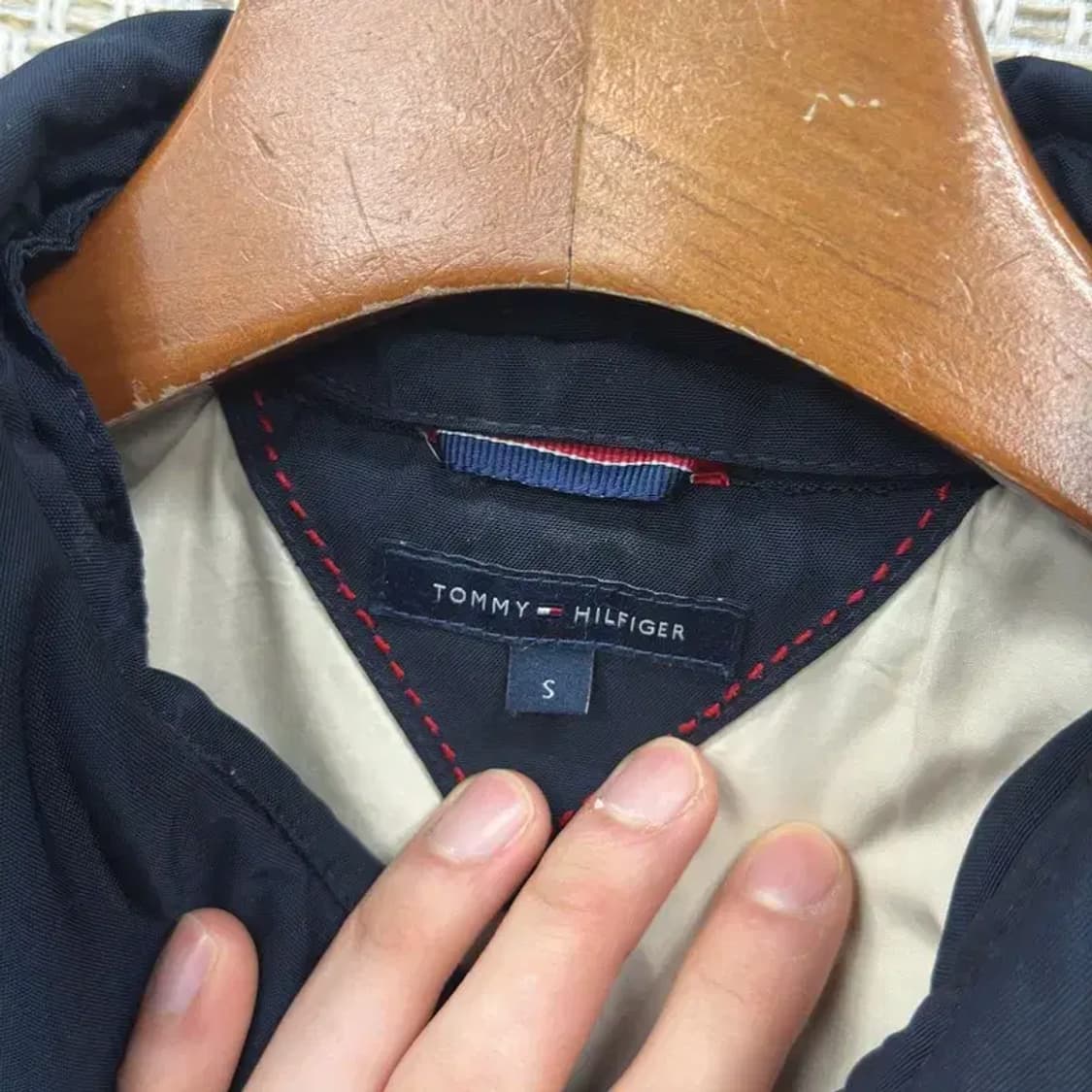 타미힐피거 캐주얼 하프 코트 점퍼 90 D12076 상품이미지3