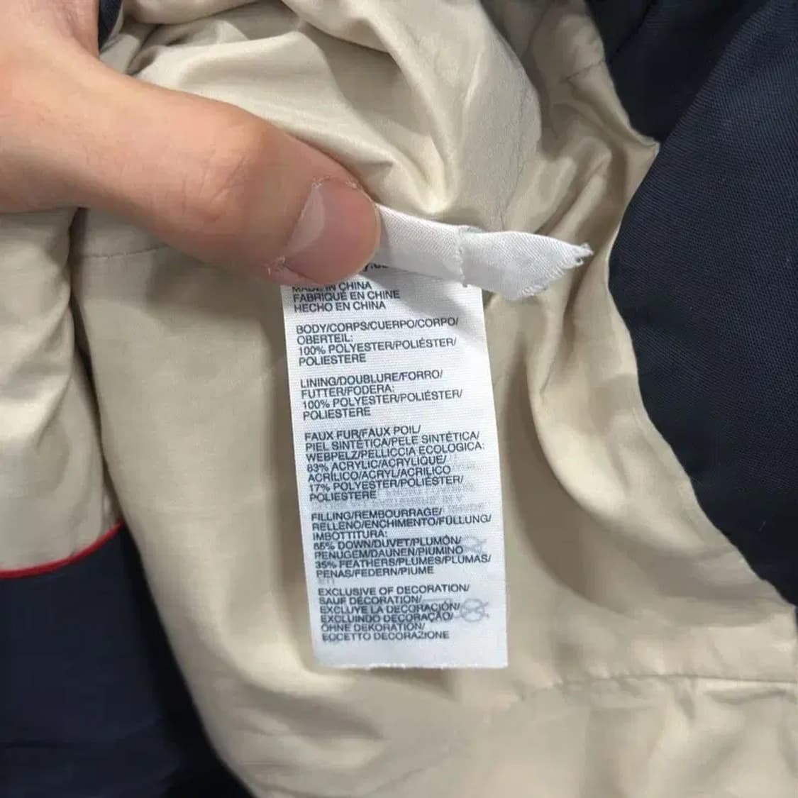 타미힐피거 캐주얼 하프 코트 점퍼 90 D12076 상품이미지4